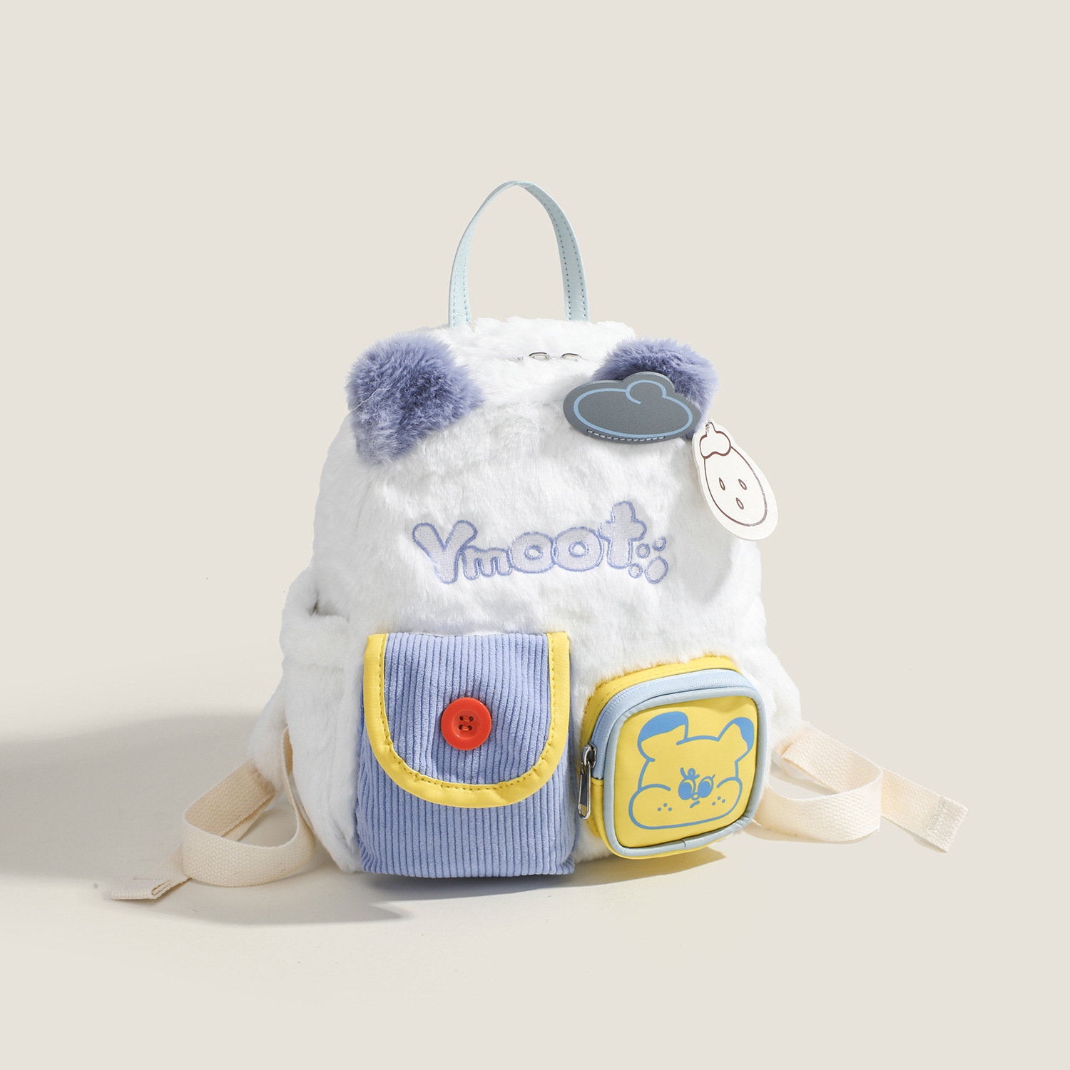 Little Bear Meilad Plüsch Niedlicher Lustiger Kleiner Rucksack, Nischen-Reisetasche, Herbst und Winter_voghion.com