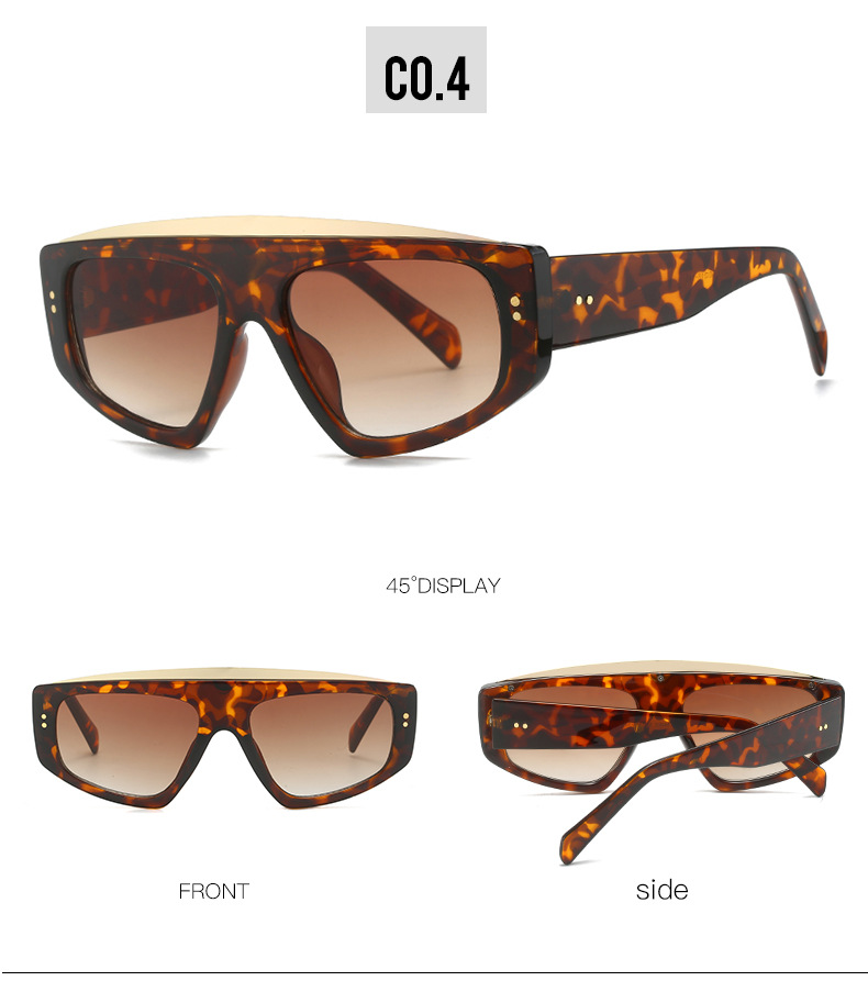 Triangle Frame Sunglasses For Men And Women Versatile Style_voghion.com