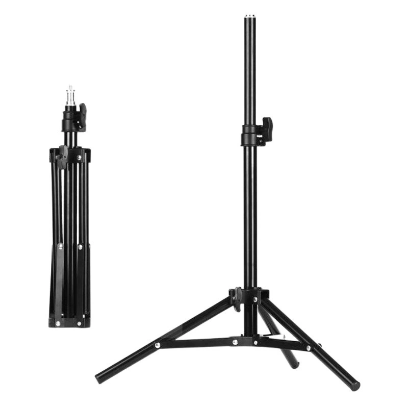 Ruifutu 75 см патрон лампы для фотографий 1/4 винт рот средний штатив маленькая Складная Настольная подставка студия