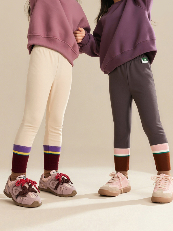 童贝レギンス2025年秋新作女の子カジュアルパンツ、配色がおしゃれで万能な子供服パンツ|undefined