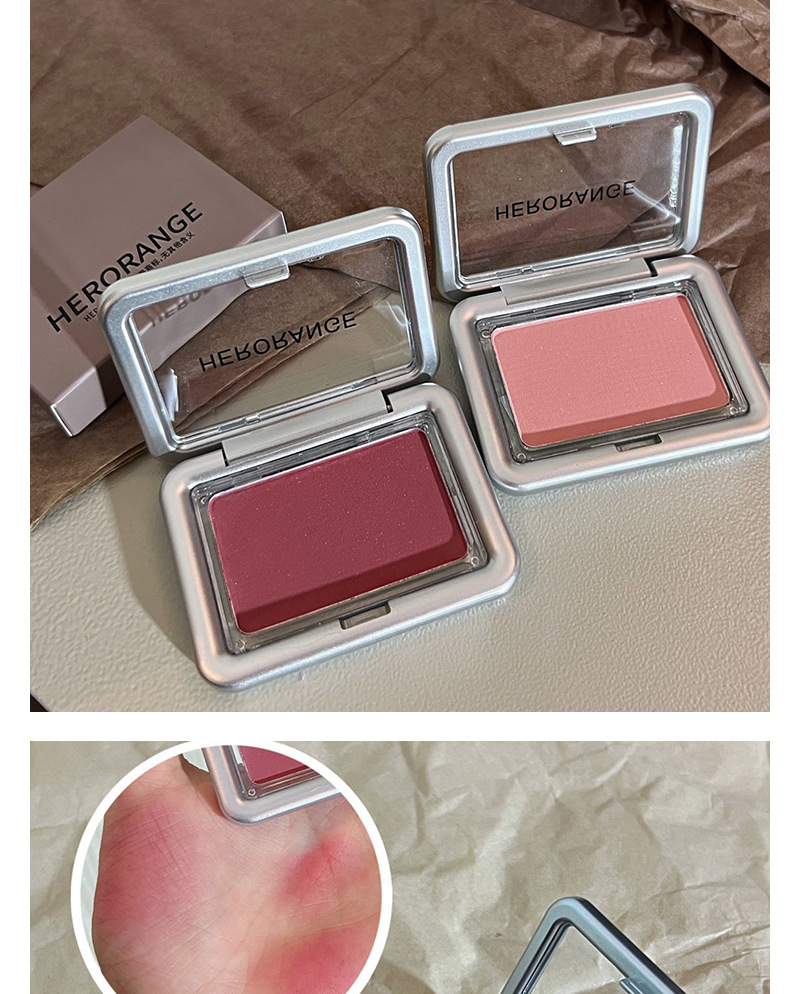 Casual Solid Color Plastic Blusher display picture 2