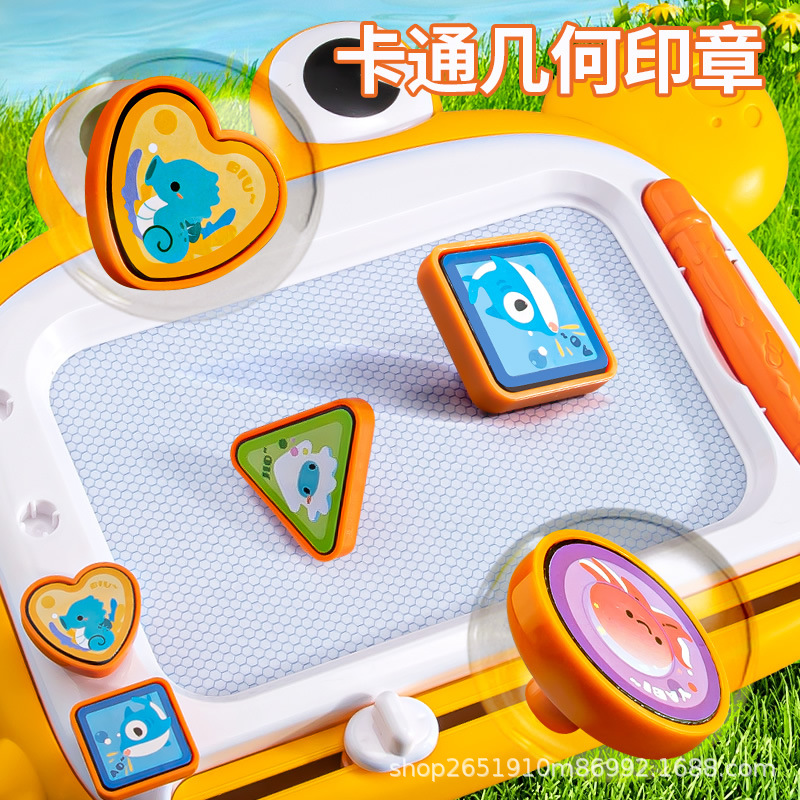 Tablero de dibujo magnético para niños transfronterizo Tablero de escritura para el hogar Tablero de dibujo de pintura para bebés El graffiti puede eliminar juguetes para bebés