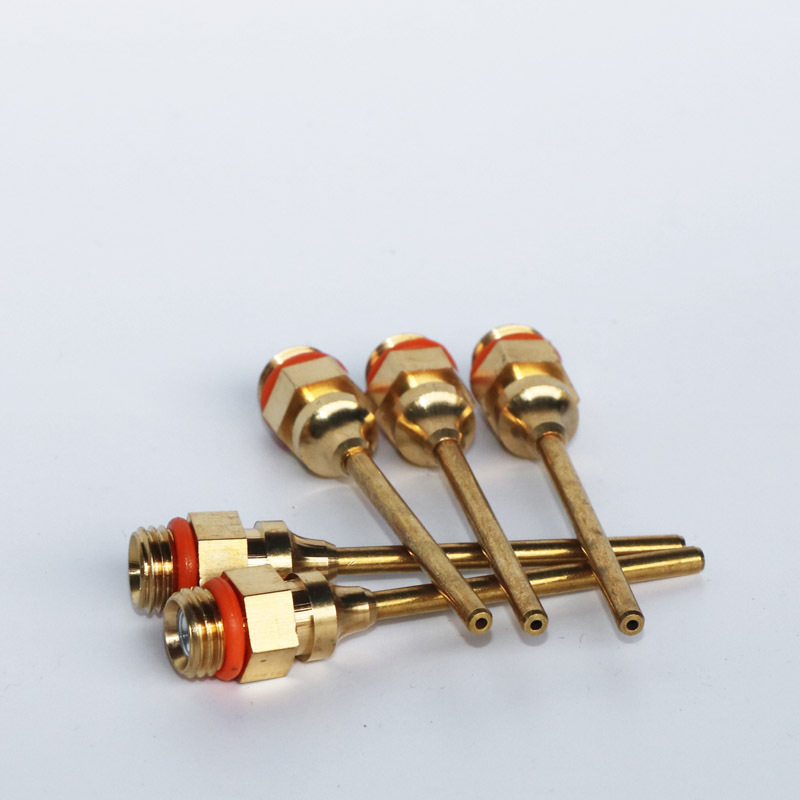 Boquilla de pistola de pegamento de fusión en caliente 1,5x70mm boquilla de pistola de fusión en caliente agujero fino boquilla de pistola de pegamento alargado