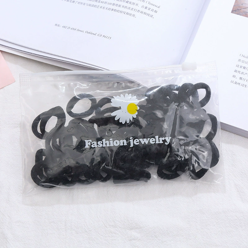 Colorful Children's Elastic Hair Ropes - Soft Towel Material, Perfect for Fun Hairstyles and Play!