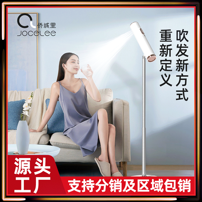 厂家新款立式吹风机大功率懒人家用学生宿舍冷热电吹风筒礼品代发