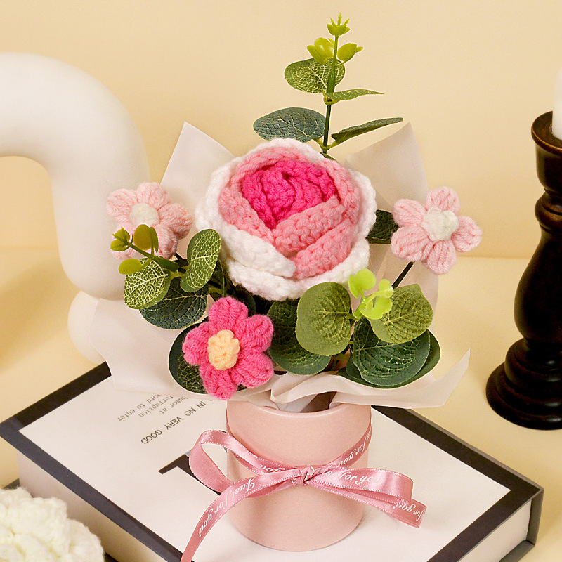 Productos acabados de dinero rosa imitación jabón flores abrazar barril de regalo de decoración de escritorio hecha a mano comercio exterior transfronterizo mayorista