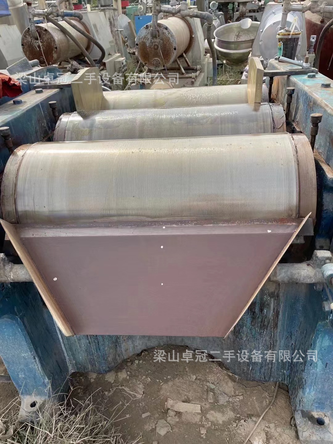 出售二手油漆涂料液体研磨机二手三辊研磨机 二手篮式卧式砂磨机