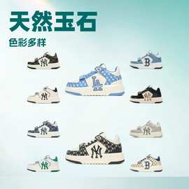 莆田纯原MLB2代扣带鞋潮流百搭休闲舒适防滑耐磨男女通用情侣板鞋