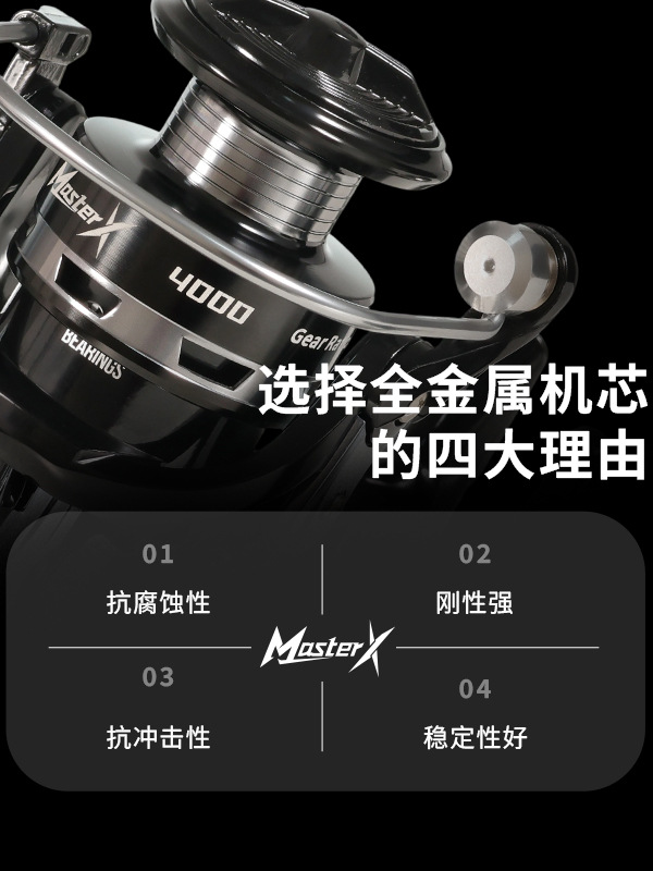 AliExpress línea de pesca rueda de hilado rueda de todo metal luya larga lanzamiento especial barco de pesca caña de mar puerto de palo de mar equipo de pesca