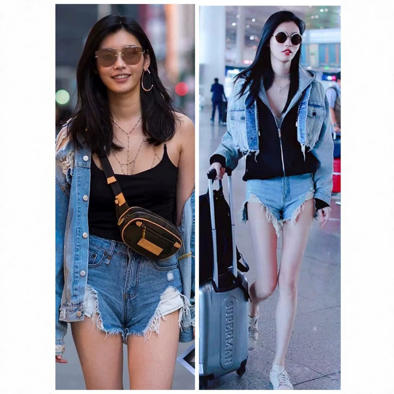 R13 Xie Mengyao Style Fringed Shorts 10037 Nanyou High-End Version High-Waisted Fringed Tassel Denim Shorts R13 Xie Mengyao Style Fringed Shorts 10037 Nanyou High-End Version High-Waisted Fringed Tassel Denim Shorts