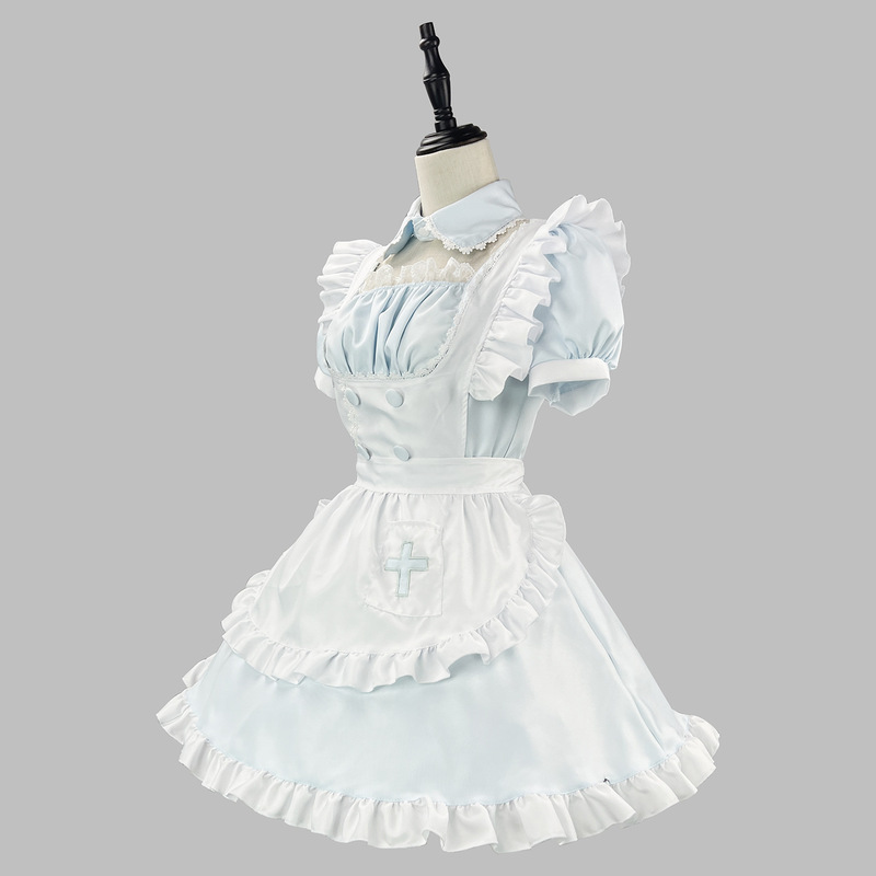 クロスボーダー Amazon エンジェルアクアメディカルメイド服メイド服コスプレ女性服パフォーマンス服|undefined