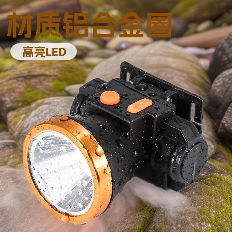 Anuson aluminum alloy head lithium battery LED strong light headlight outdoor lighting head lamp small household appliance flashlight Anuson aluminum alloy head lithium battery LED strong light headlight outdoor lighting head lamp small household appliance flashlight