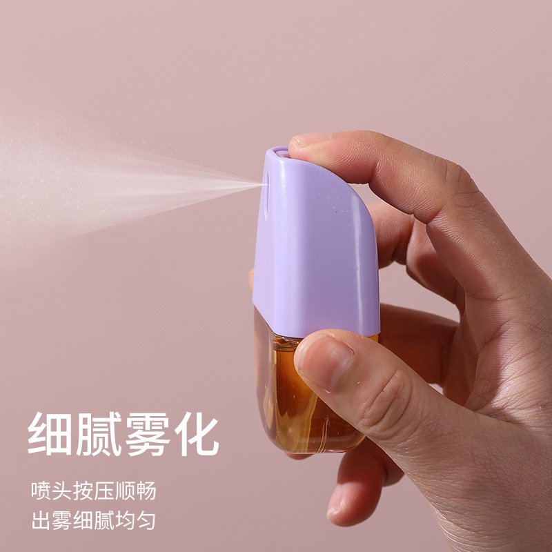 Mini botella de pulverización nanométrica fina perfumes desinfectantes portátiles para niños tarjetas pequeñas de 25ml botella de pulverización de alcohol
