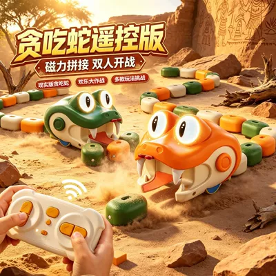Радиоуправляемая игра «Змейка» на двоих магнитная