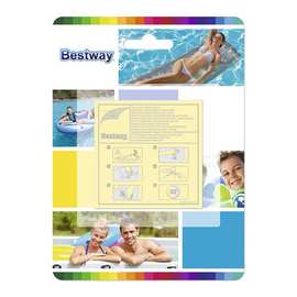 Bestway 62068 充气塑胶强力修补纸 修补片修补胶水片 修补包