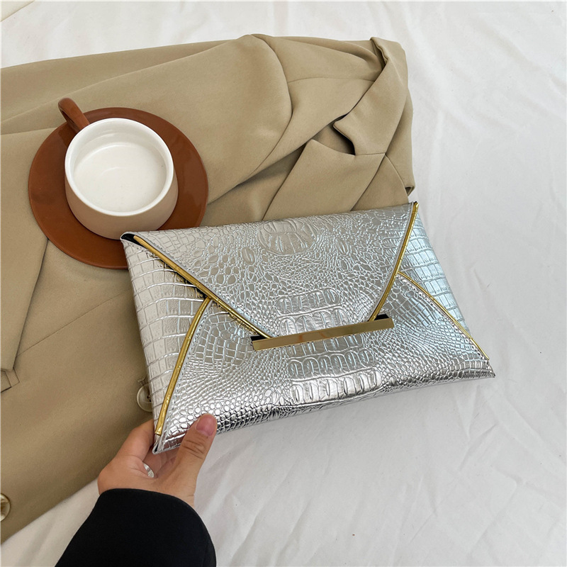 Nicho de diseño de alta textura bolsos mujeres 2024 bolsos de mano de diseño de cocodrilo estilo de moda bolsos de mano