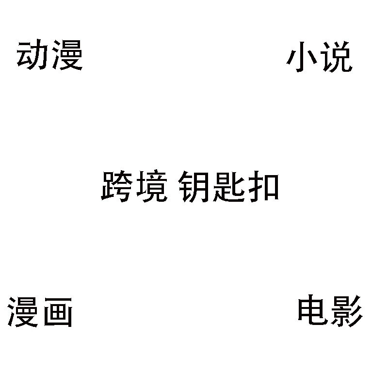 Ключница-брелок с мультяшным анимационным персонажем, ручной работы, подарок для трансграничных покупок