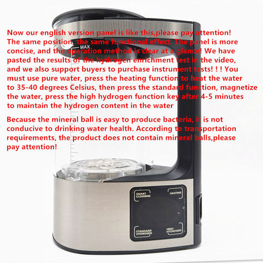 100-240V 2L Electric Hydrogen Rich Water Kettle Water Ionizer