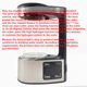 100-240V 2L Electric Hydrogen Rich Water Kettle Water Ionizer