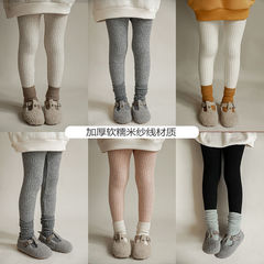 女童春秋裝洋氣春季打底褲韓版春款褲子女寶寶加絨長褲童裝潮0129