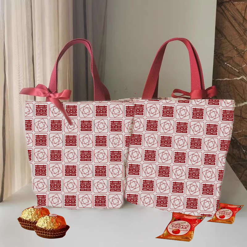 Bolso de lona de recuerdo para niños Bolso de regalo de cumpleaños para niños de escuela primaria Bolso de regalo de regalo de jardín de infantes