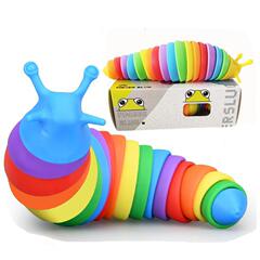 越境新品毛虫発散ストレス解消玩具fidgetslugナメクジ益智減圧鼻水虫玩具