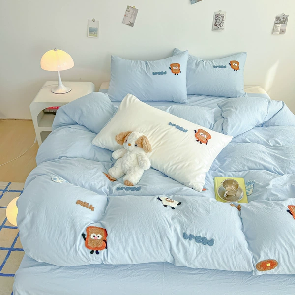 Bread Master - Granny Blue [Super soft washed cotton/soft, skin-friendly and non-pilling]