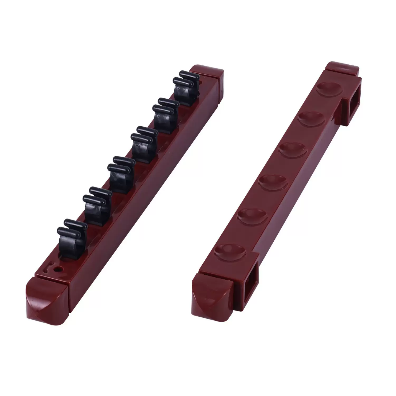 湛业台球木6孔杆架 台球配件靠杆器挂墙式杆架台球放杆架挂墙批发