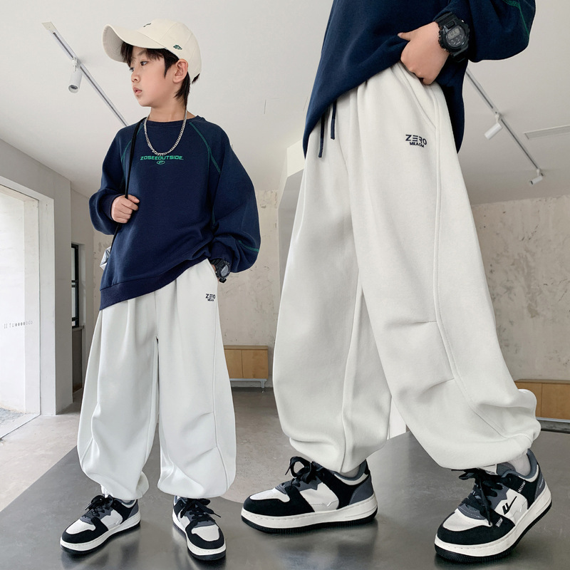 男童裤子春秋青少年2025新款儿童秋装运动裤中大童男孩秋季休闲裤|undefined