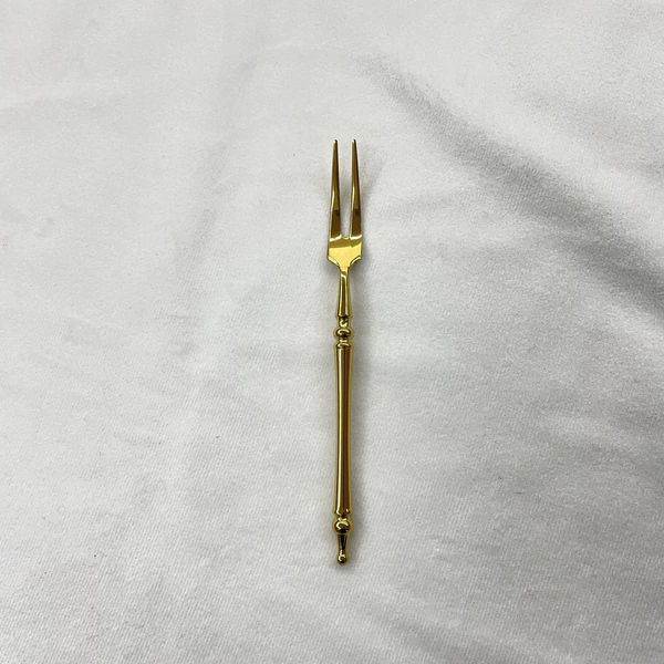 Golden fruit fork