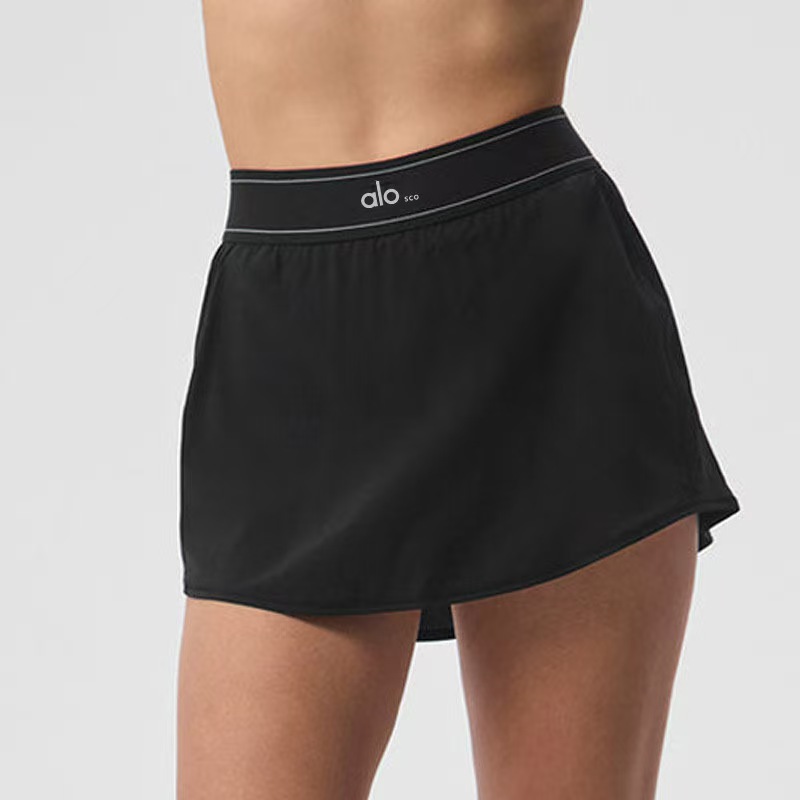 Alosco tenis falda transpirable antifalgas falda de golf texturas para correr rápido secado transpirable yoga bádminton falda corta