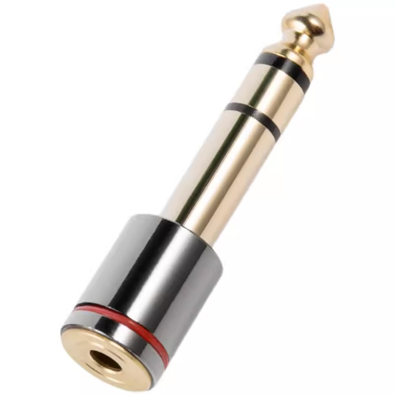 电钢琴 电子琴 电子鼓 转接头 耳机转接器 6.5转3.5 耳机转换插头