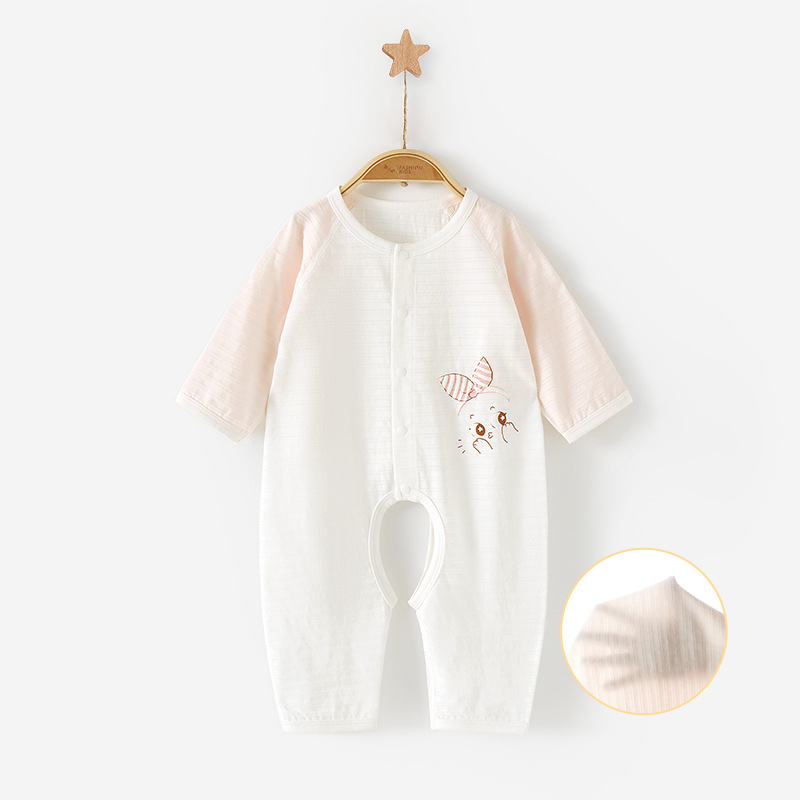 Mono de bebé para primavera y verano, de manga larga, fino, para aire acondicionado, ropa para recién nacidos, ropa de verano para niños pequeños, mono para bebés, niños y niñas. image 14