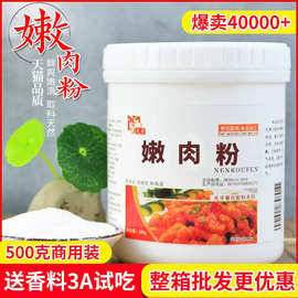 光牙嫩肉粉商用家用食用腌制烧烤专用厨师用牛肉牛排松肉粉500g