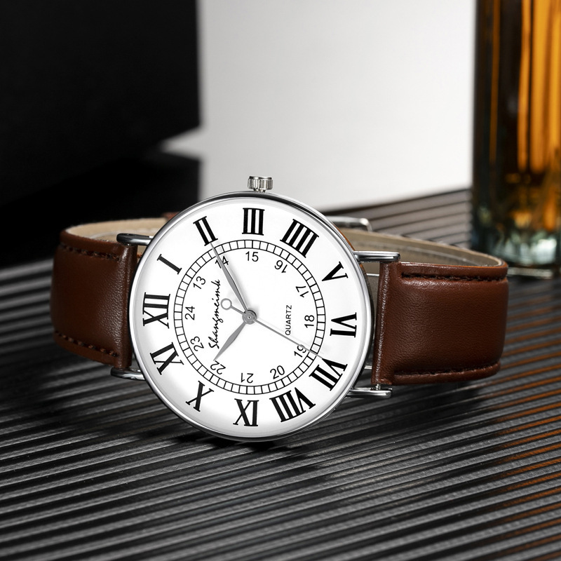 Orologio da uomo al quarzo sottile, semplice, da cintura, per il tempo libero, alla moda_voghion.com