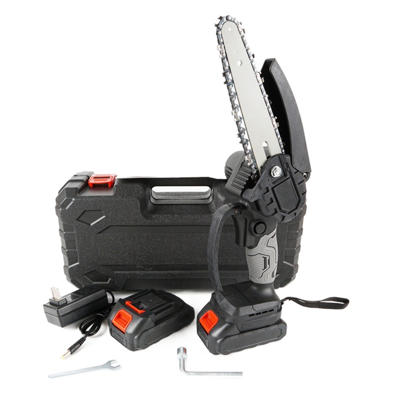Sierra de cadena eléctrica recargable sin escobillas Sierra de poda pequeña inalámbrica al aire libre sierra de mano