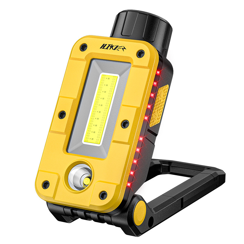 Transfronterizos nueva luz de trabajo plegable COB LED de largo alcance lámpara de reparación de automóviles USB carga con absorción magnética
