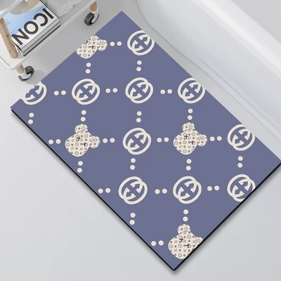 Avtomobil döşəmə paspasları – Mat Dry and Wet - bathroom-mat-gucci-blue-bear-4060cm