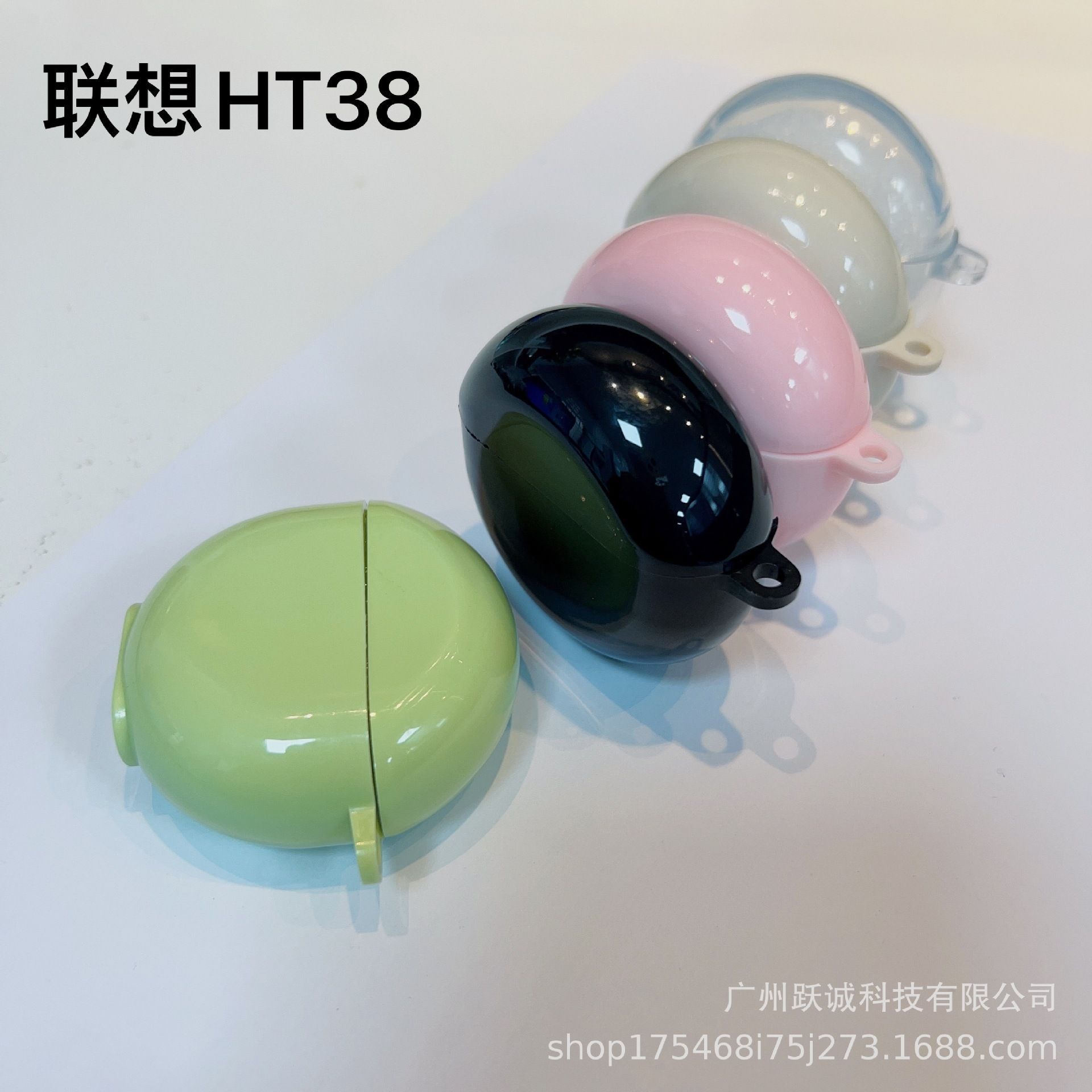 Applicable to Lenovo HT38 round earphone protective cover transparent soft case j6/pro6 wireless Bluetooth earphone case