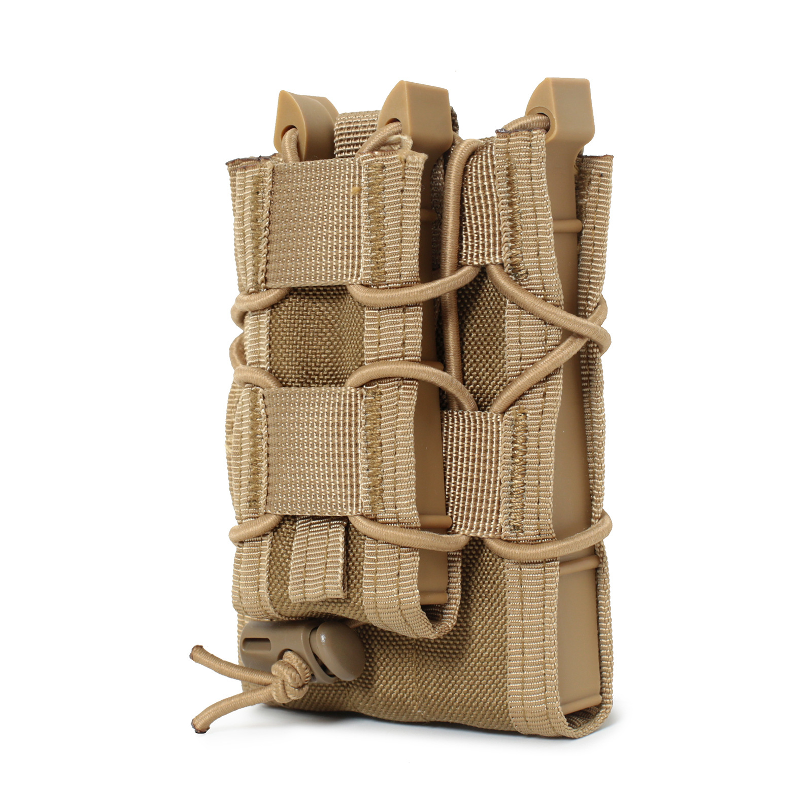 (2개) 야외 전술 호랑이 카트리지 9MM 5.56 MOLLE 빠른 풀 세트 MOLLE 액세서리 패키지 군사 팬 CS.