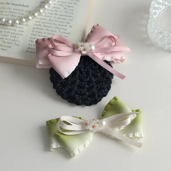 Nurse Hairnet, Professional Hairnet for Women, Flight Attendant, Hotel, Chinese Restaurant Work Hairnet, High-End Hair Accessory, New Style