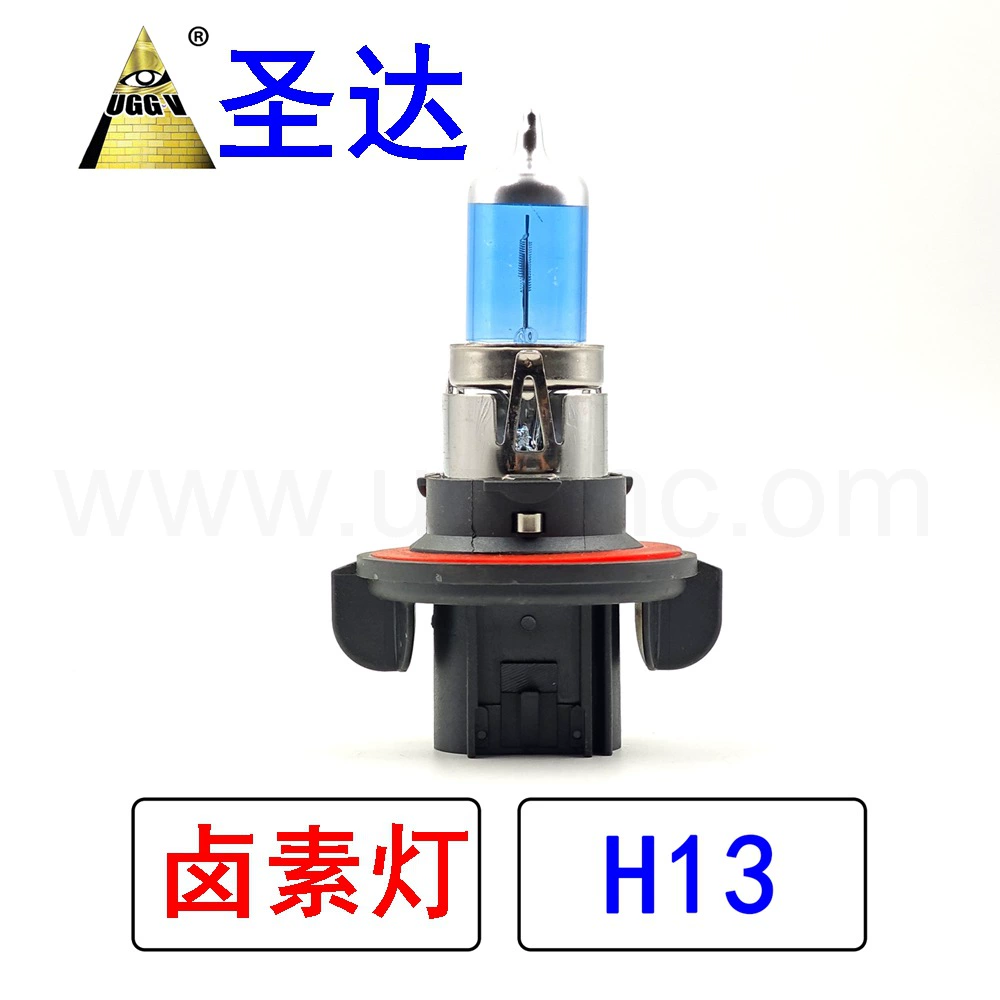 Трансграничная Автомобильная фара ультра-яркая галогенная лампа ультра-белая 55 Вт H13 галогенная лампа автомобильная лампа 100 Вт