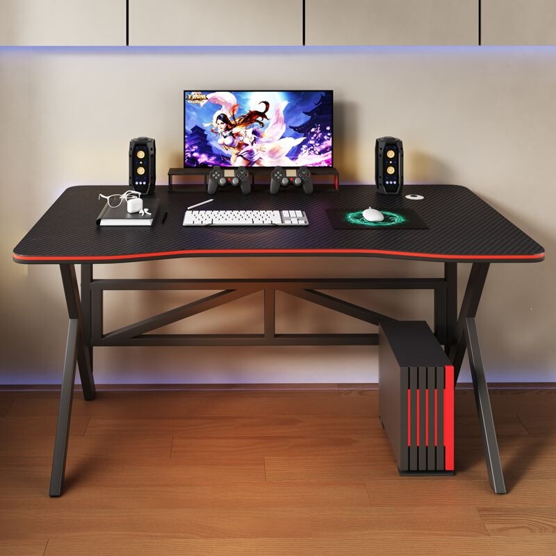 Practical internet cafe gaming desk, bedroom computer desk, durable internet celebrity live streaming desk, study writing desk for middle and high school students Practical internet cafe gaming desk, bedroom computer desk, durable internet celebrity live streaming desk, study writing desk for middle and high school students
