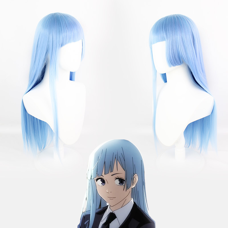 呪術廻戦ウィッグ 五条悟コスプレヘア 虎杖悠仁 三輪霞コスプレ 高温耐熱シルク製 人工頭皮|undefined