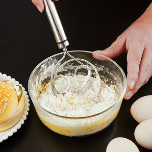 Dough mixer stainless steel blender flour cake flour maker dough mixer non-stick quick stir egg beater