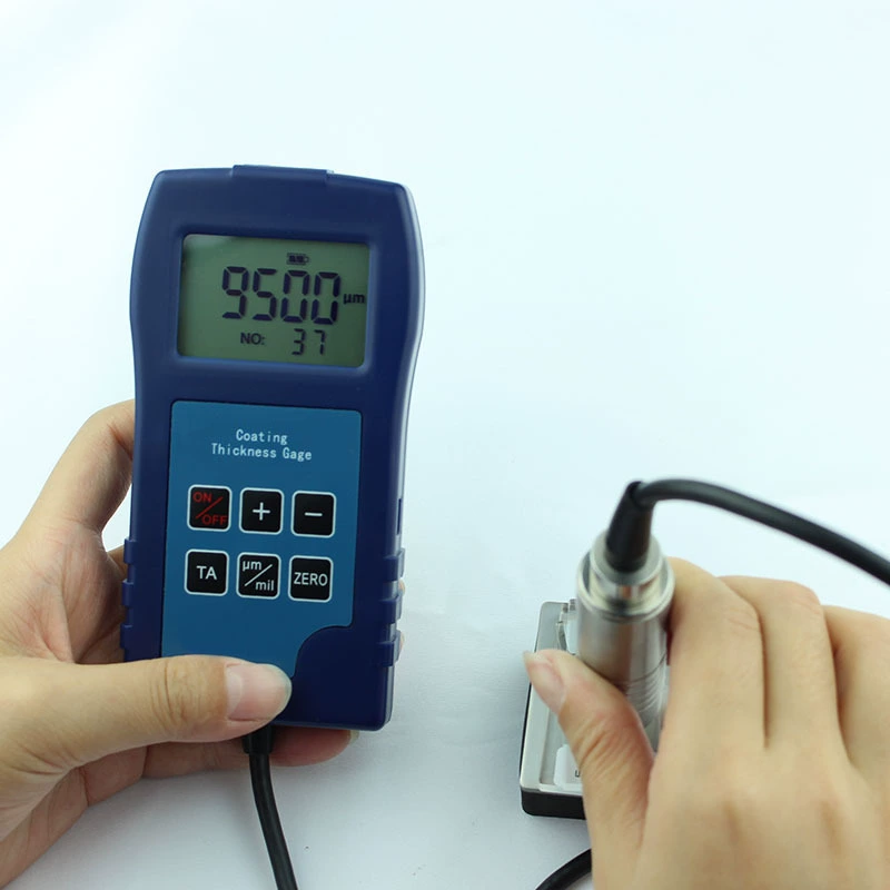 Поставка 9 мм Диапазон измерения Цифровой дисплей оцинкованный слой толщинометр TUOKE9000S