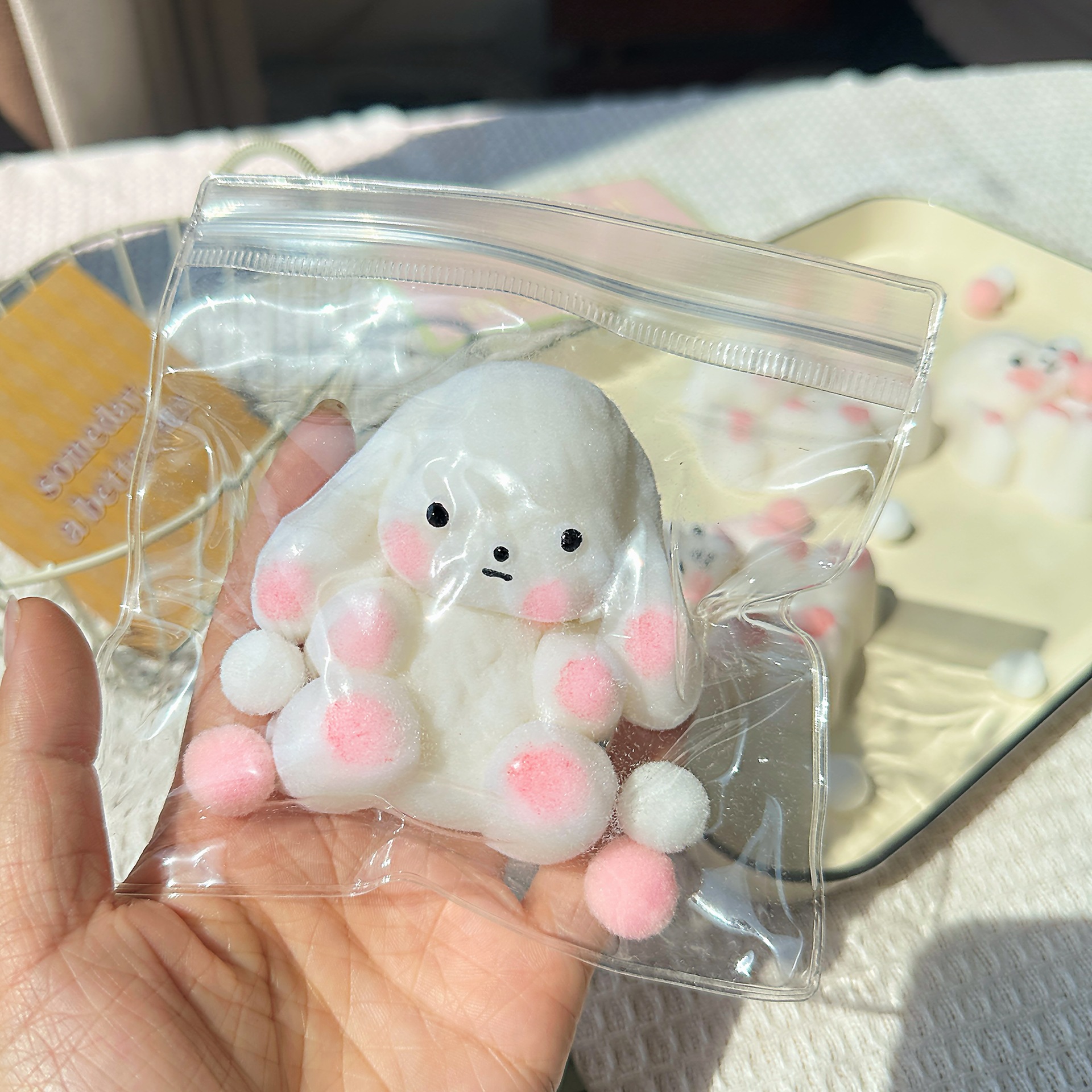 Lodo de la sensación de sufra crema pellizco pellizco Le juguete descompresor chica alta cara rebote lento sensación de agua artefacto descompresor