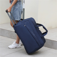 Wholesale Cross-border Travel Luggage with Extended Capacity Oxford Cloth Suitcase Bag for Men and Women Business Trip Shipping Rolling Suitcase