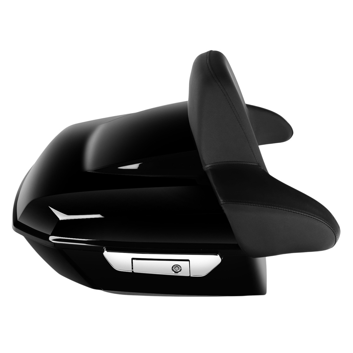 Suitable for Harley-Davidson Road Glide, Street Glide, and CVO models; rear luggage rack with backrest; passenger rear storage box