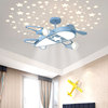 new pattern Northern Europe originality Ceiling lamp Cartoon starry sky Aircraft lights Simplicity modern personality girl Bedroom lights